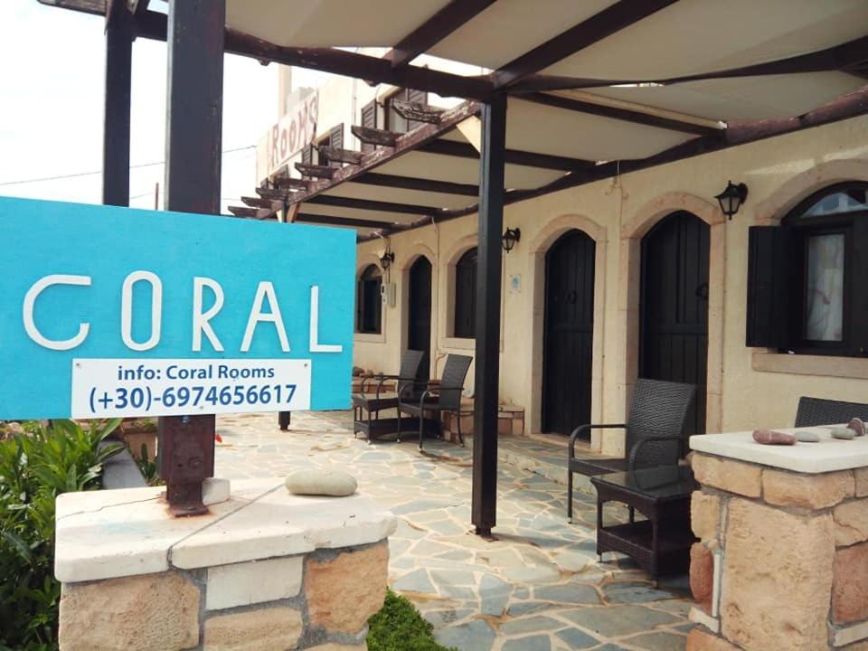 Coral Front Beach Káto Zákros Bagian luar foto